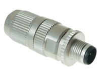 HARTING M12-L shielded male 4-pole D-coded HARTING M12-L shielded male 4-pole D-coded