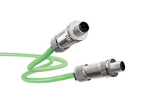 Amphenol M12 D Code, Shielded Connector, Field Installable Amphenol M12 D Code, Shielded Connector, Field Installable